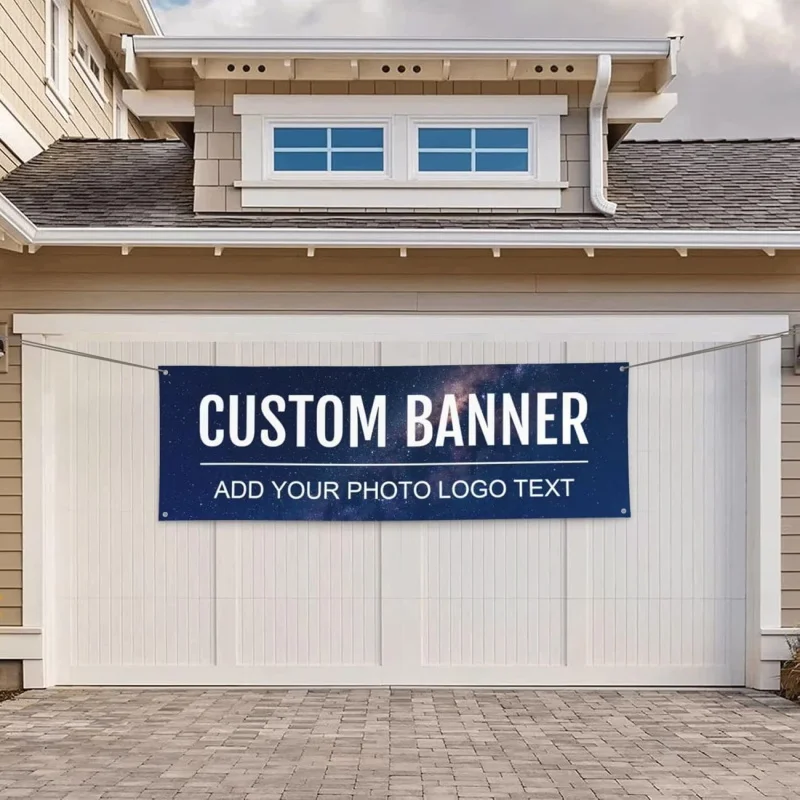 Custom Banner Flags Suitable For Courtyard Decoration Indoor And Outdoor Memorial Photo Party Commercial Advertising Promotion