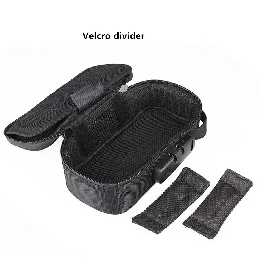 Anti Odor Pipe Bag Large Capacity Password Lock Activated Cartbon Portable Pipe Bag Portable Pipe Bag