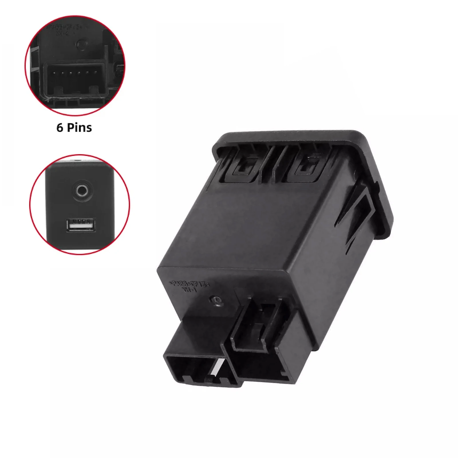 For Vauxhall Insignia A Astra K GM Car USB & AUX Socket Connector Console Jack Dual Port Slot Socket Connector #13599456