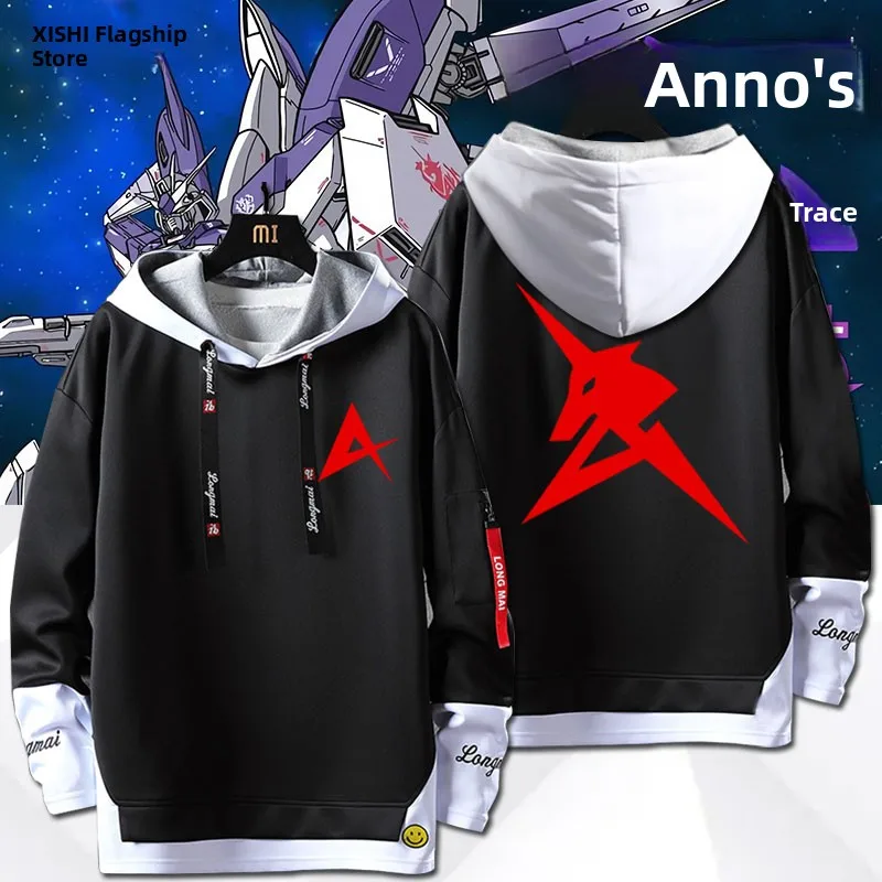

Mobile Suit Amuro Heifer Cosplay Hoodie ex Autumn Long Sve Printed Sweatirt Casual Wear Polyester Fabric