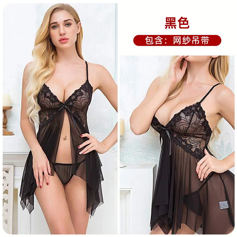 European and American foreign trade sexy underwear, hot-selling new mesh suspender multi-color pajamas factory direct sales