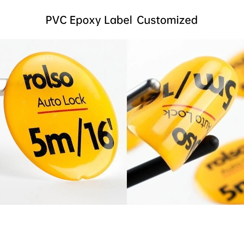 50PCS Custom Epoxy Resin Label Dome Stickers 3D PVC Logo Self-adhesive Labels Waterproof