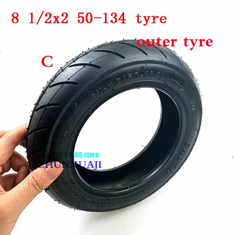 8 1/2X2 (50-134) tyre inner tube fits Baby carriage Wheelbarrow Electric scooter Folding bicycle 8.5 inch 8.5*2 wheel tire 8.5x2