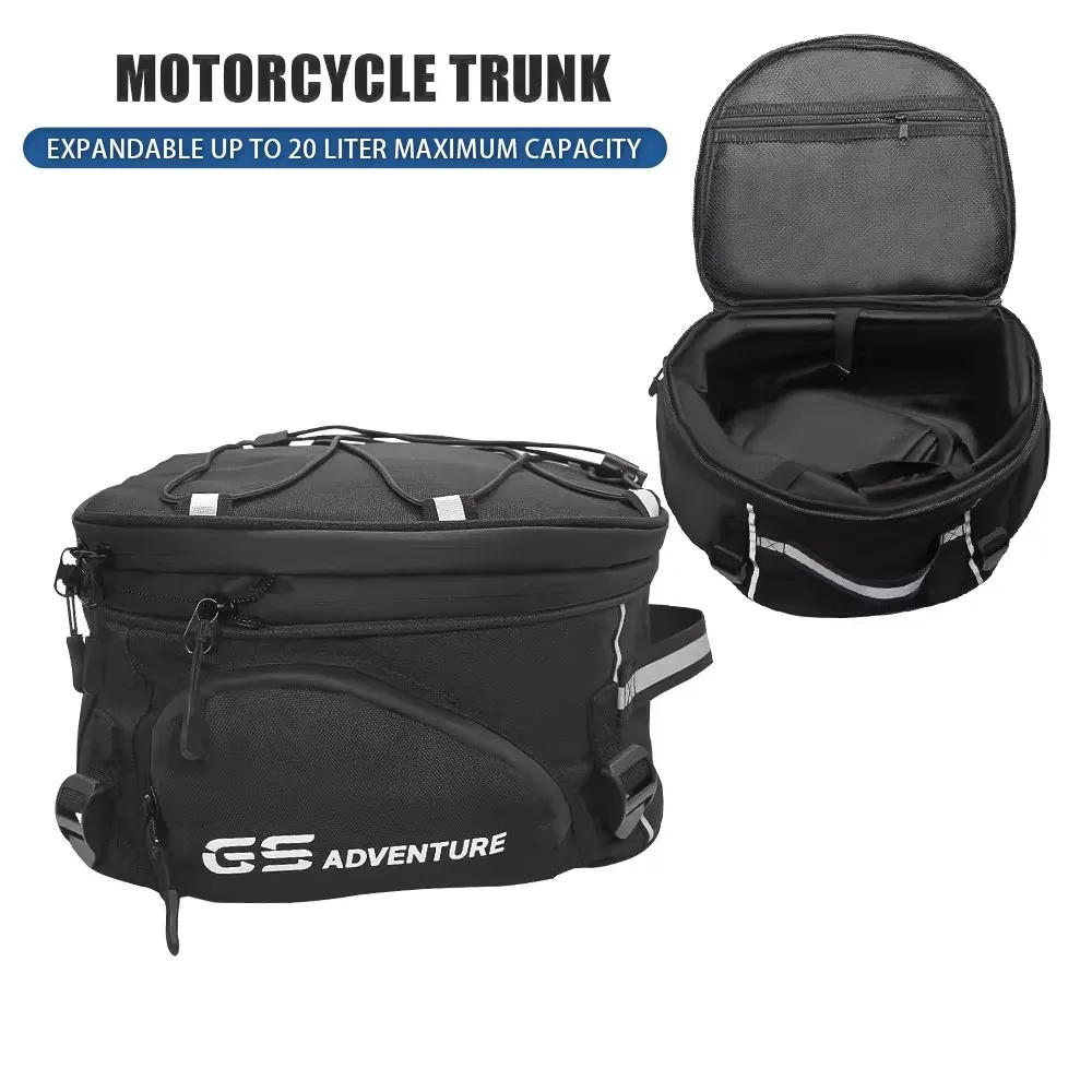 

Motorcycle Tail Bag Multi-functional Durable Rear Seat Bag Rider Backpack For BMW ADV R1200GS Accessories Travel Storage Bag