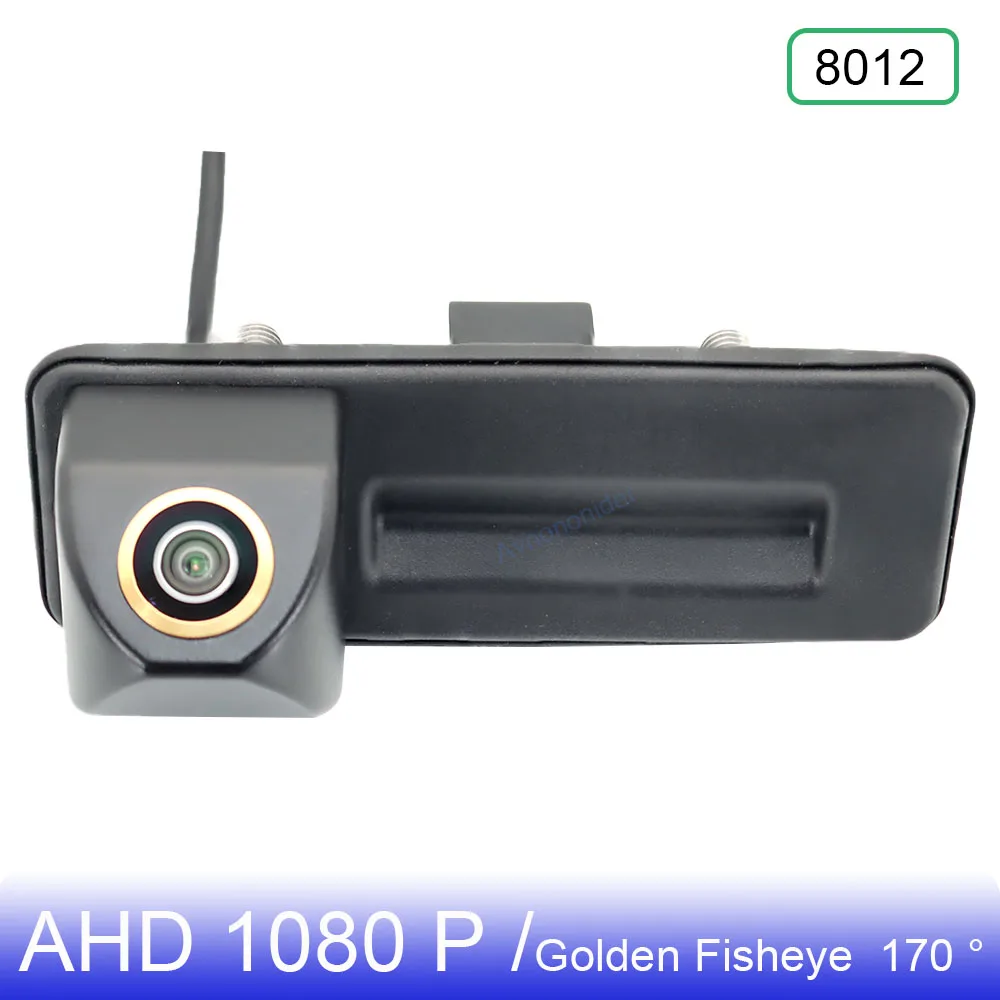 

AHD 1080P 170° Golden Fisheye Lens Vehicle Rear View Camera For Skoda Roomster 2006~2015 Car Backup Trajectory HD Night Vision