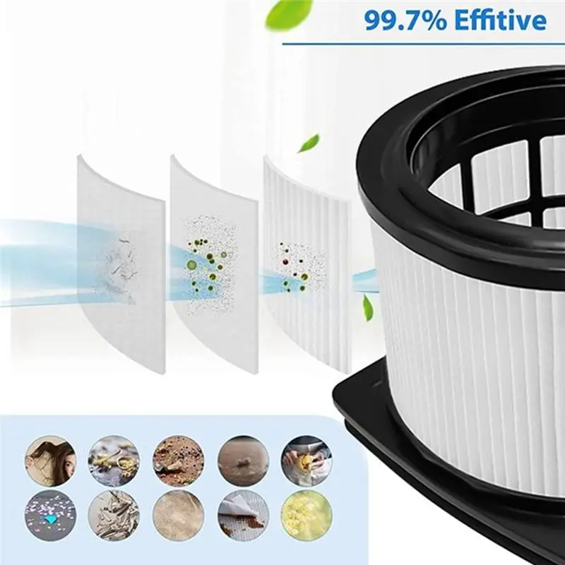 TCF For Shark IZ400EU IZ420EUT Vacuum Cleaner Replacement Parts, Roller Brush HEPA Filter Foam for Felt Filter Kit