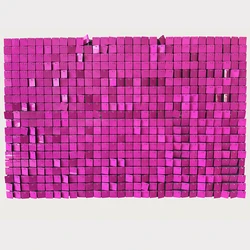 3FTx6FT Shimmer Wall 18Pcs Hot Pink Sequins Panels Shimer Wall Backdrop for Birthday Party Wedding Decorations 90cmX180cm