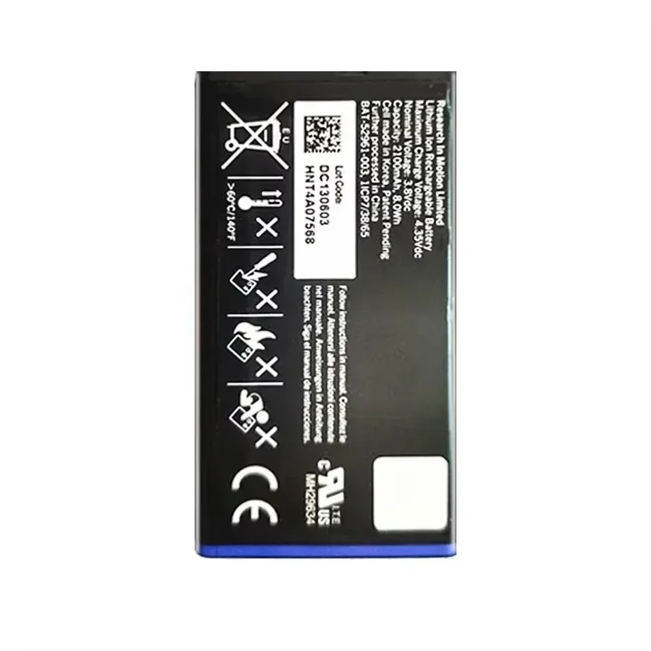 بطارية الهاتف المحمول BAT-52961-003 BAT 52961003   2100Mah لبلاك بيري Q10/Q10 LTE/Q10LTE SQN100-1