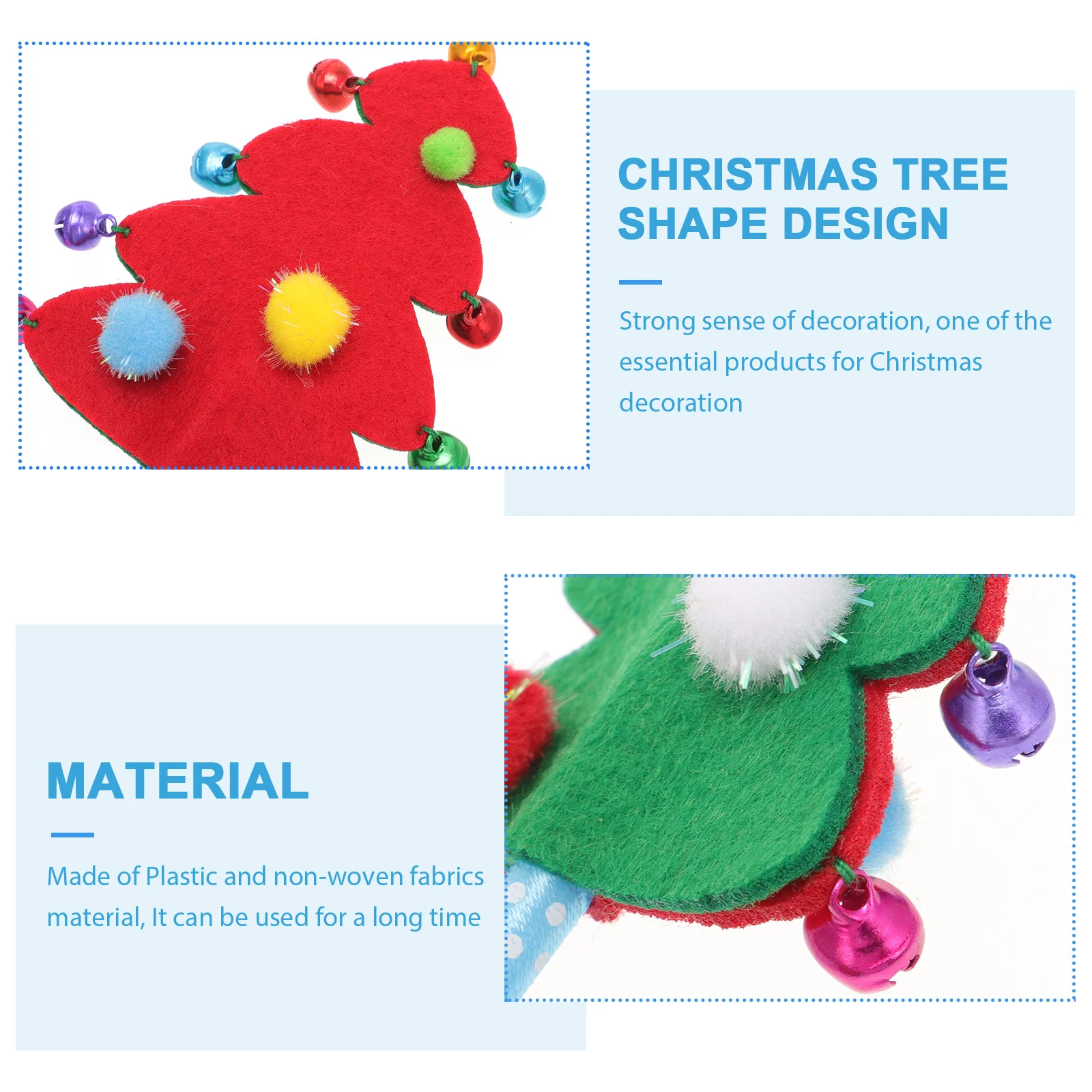 

5Pcs Christmas Tree Ballpoint Pens Cartoon Style Smooth Writing School Supplies Writing Pens School Supplies