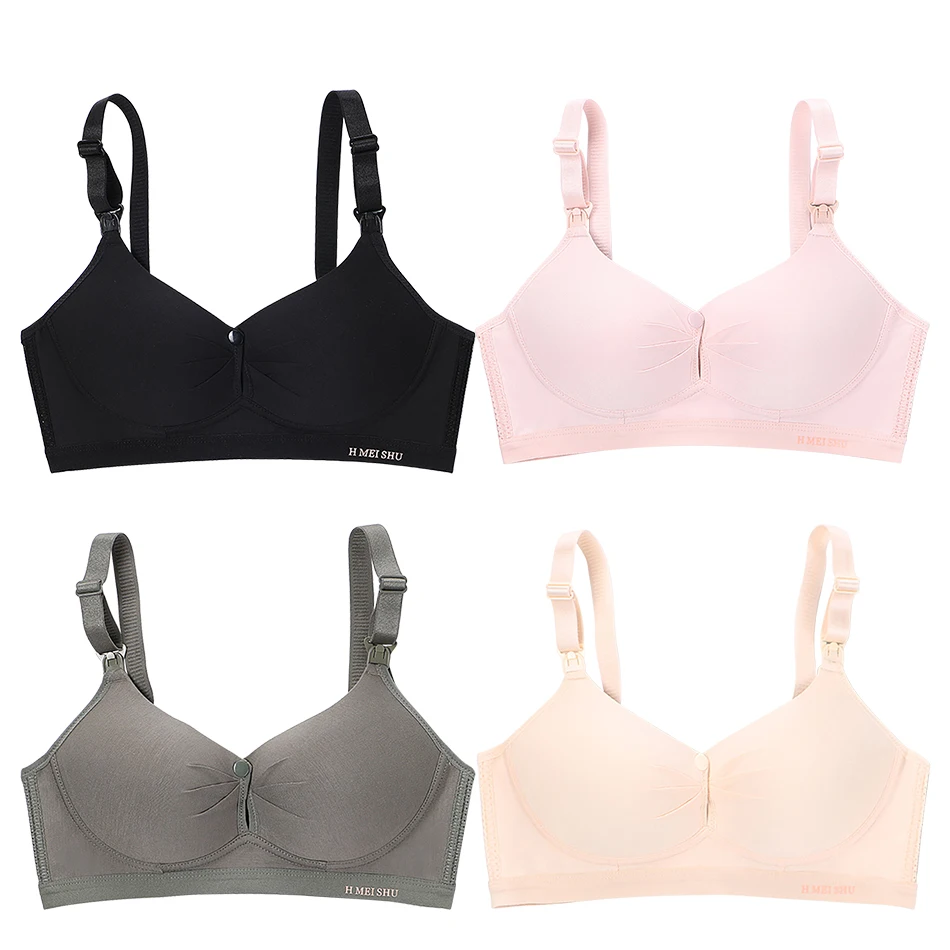 Nursing Bras Designed for Comfortable and Support Easy Front Opening for Quick Breastfeeding Thin and Soft Cups Reduces Sagging