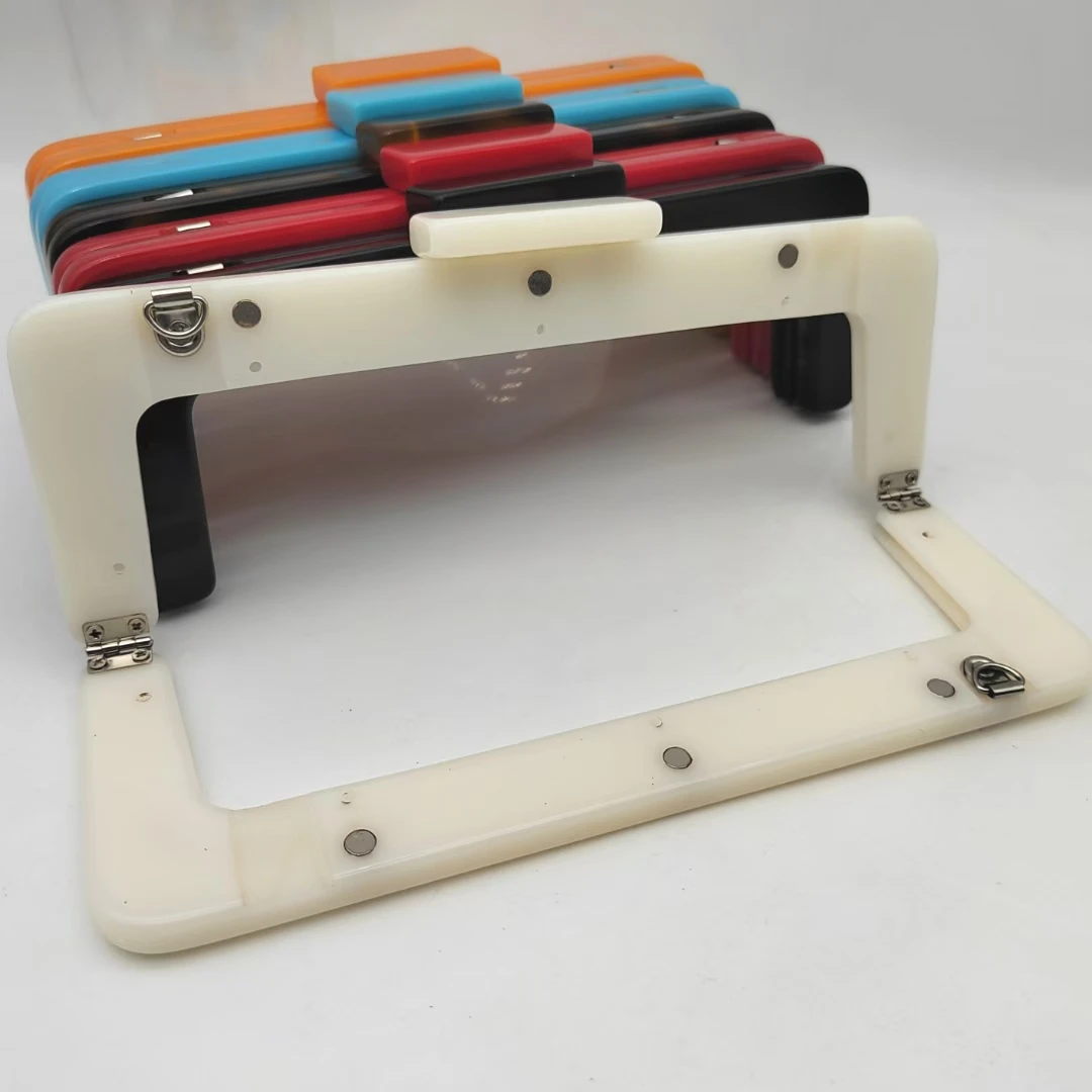 Acrylic Plastic Kiss Clasp Purse Frames Handbag Handcraft Repair DIY Sewing Accessories 22cm Square Acrylic Handbags Handles