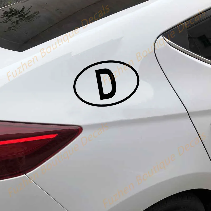 Fuzhen Boutique Decals Exterior Accessories for Deutschland BRD Aufkleber Vinyl Car Stickers Personality  Windshield Trunk Decal