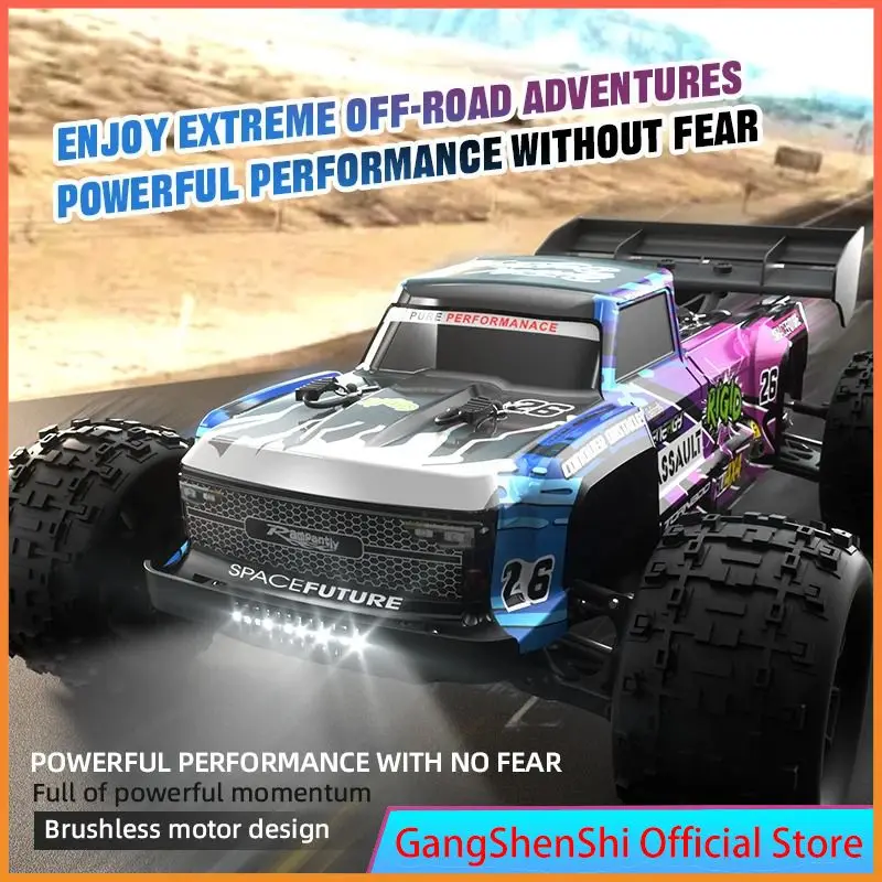 JJRC 4WD Remote Control Car Off Road 4x4 RC High Speed Truck Super Brushless 70KM/H Fast Drift Racing Monster Toy Kids Adults