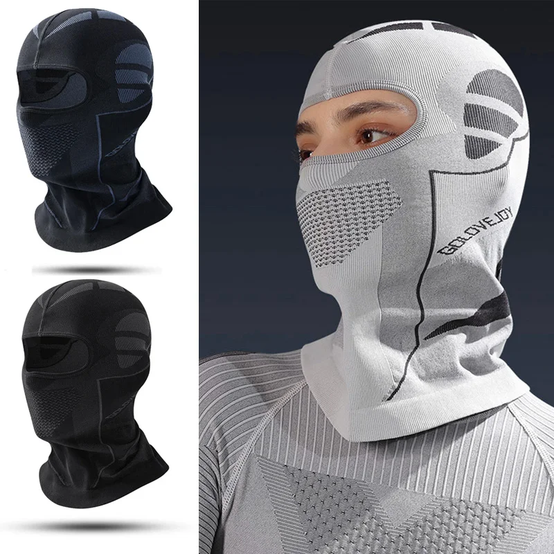 Ski Mask Motorcycle Riding Full Face Mask Neck Warmer Winter Warm Balaclava Windproof Cycling Cap Outdoor Run Skiing Mask Hat