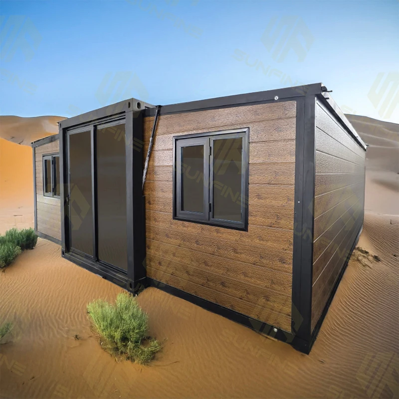 Movable Foldable Modular Prefabricated Tiny House Expandable Container Home 20FT Quick Installation House