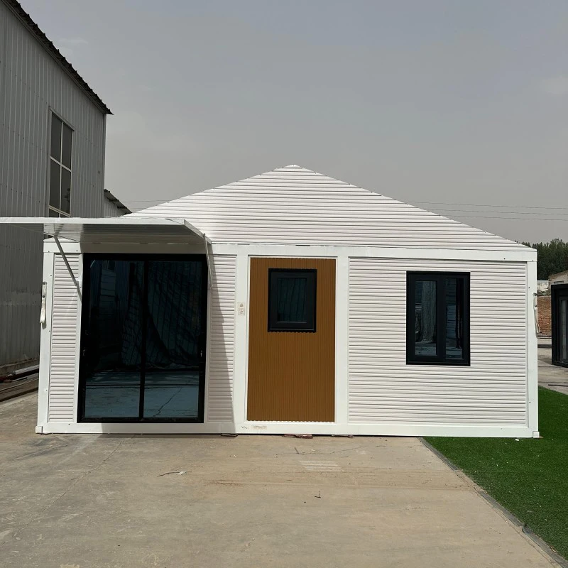 Expandable Container House for Ranch Style Modular Homes and Permanent Prefab Homes