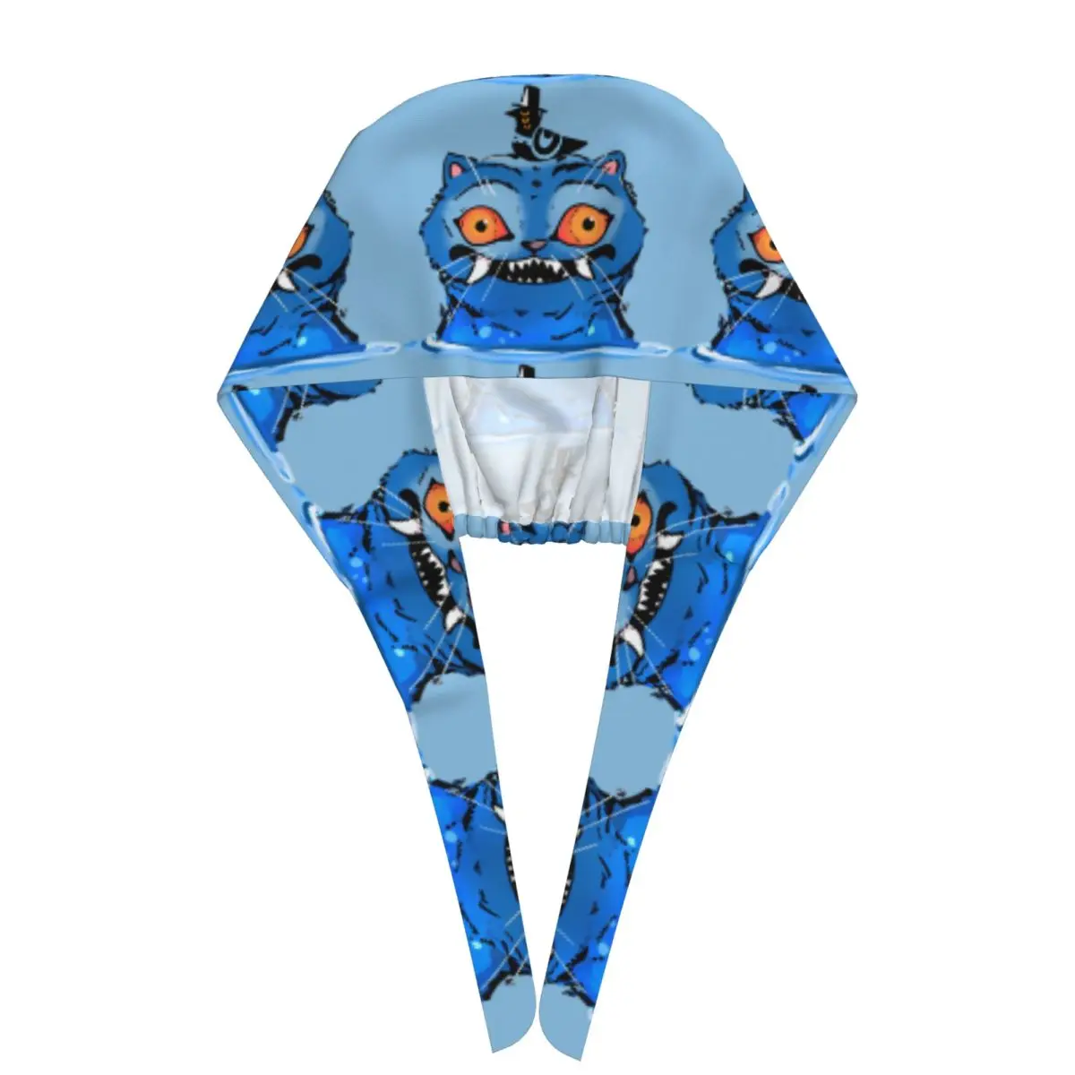 Verpleging Hoeden KPop Demon Hunters Werk Scrubs Hoed Medische Hoed Comfortabel Elastisch Voor Unisex Vrouwen Bandage Tie Terug Patroon Werken Cap