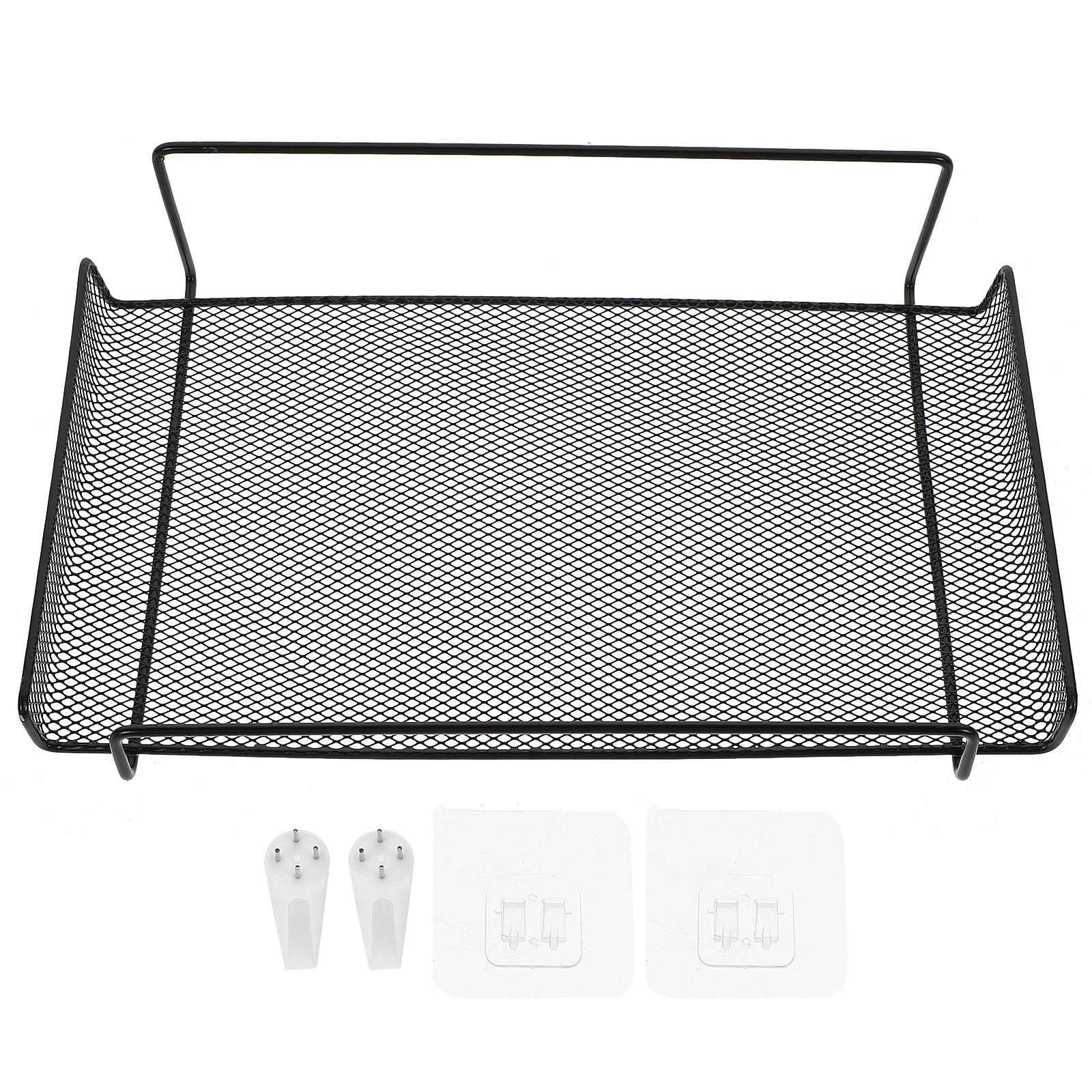 Support de routeur mural sans perçage, matériau en fer, taille compacte pour salon, chambre à coucher, caméra de sécurité, étagère de rangement