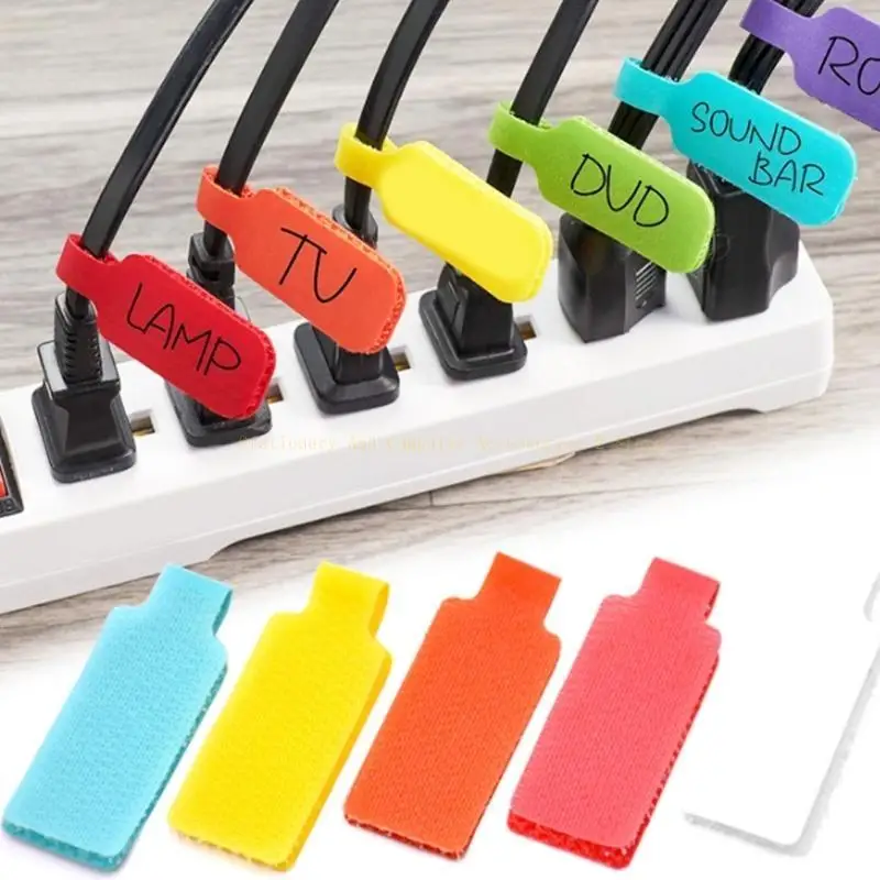 Cable Labels Multipurpose Color Coded Ticket for Data Center Equipment Office Networks Electrical Panel Organization
