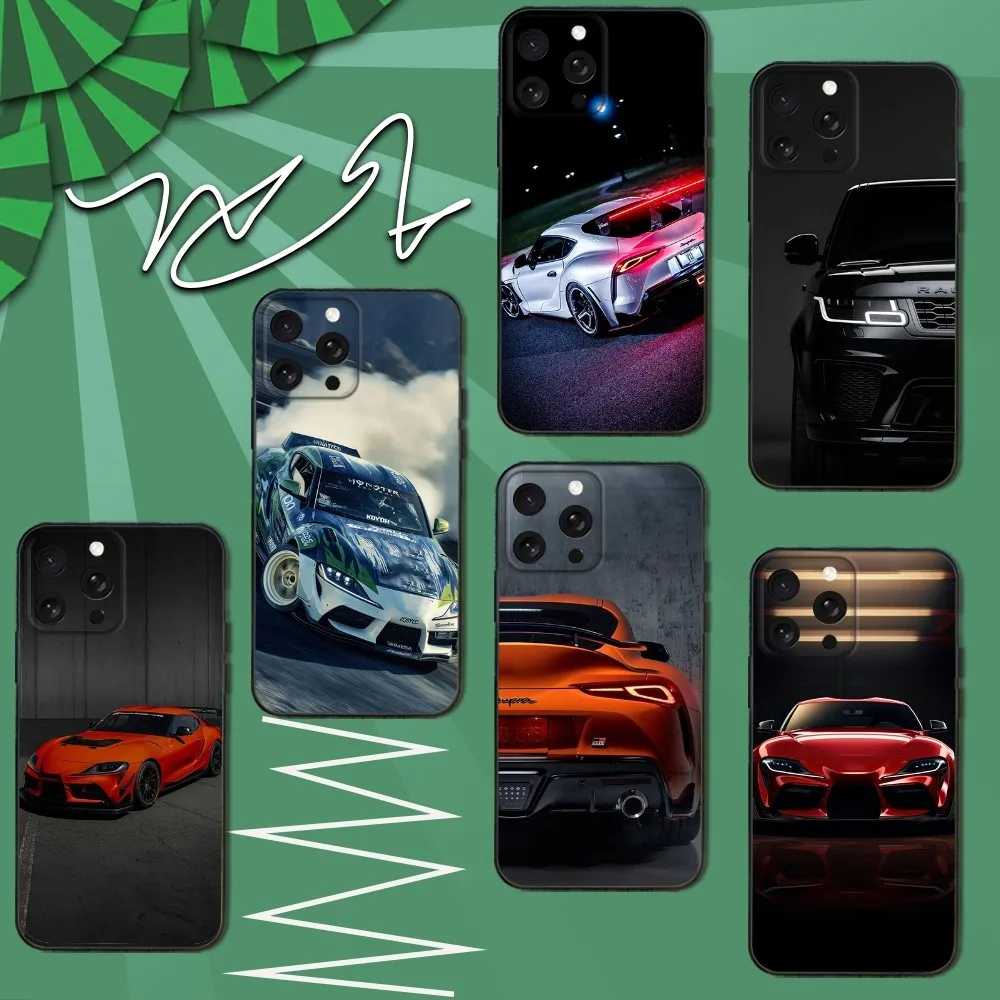 

Car T-ToyotaS GR S-Supra Phone Case For iPhone 16e,16,15,14,13,12,11,Pro,X,XS,Max,XR,Plus,Mini Soft Black Cover