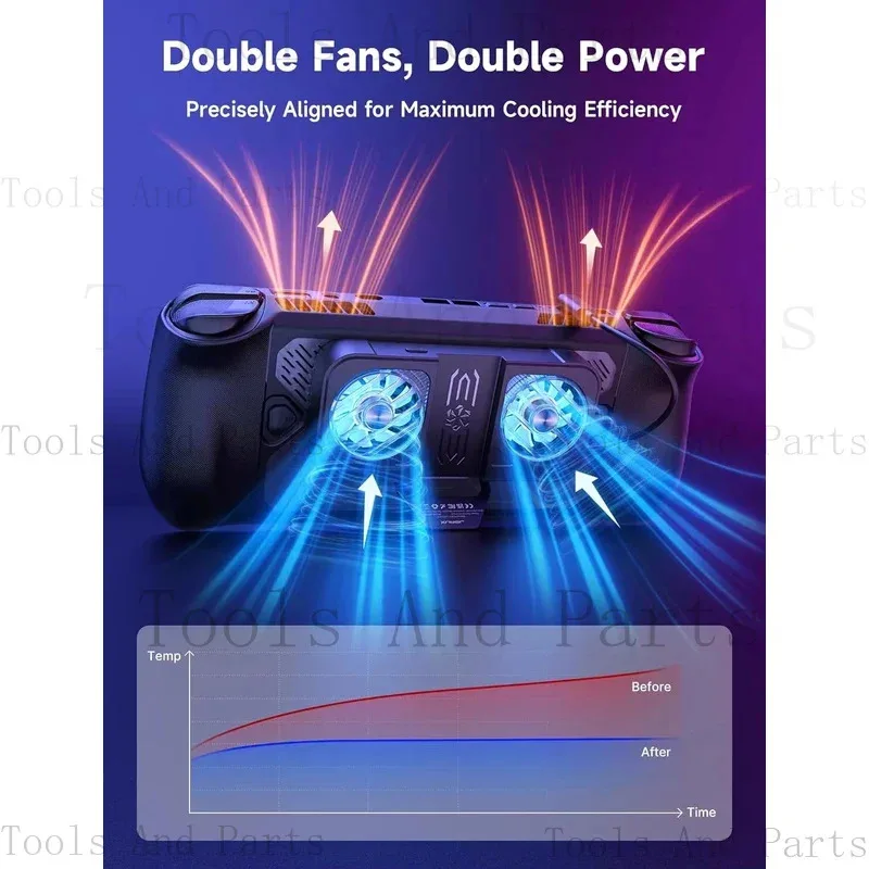 X, ROG Ally X met, inclusief beschermende, koelventilator op voorraad