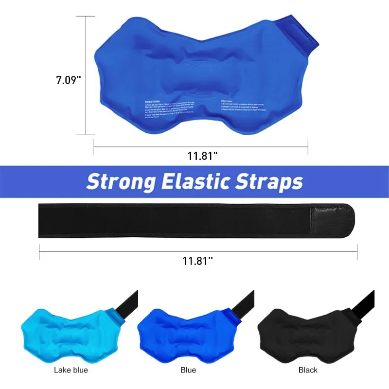 2026 عبر الحدود دعم الكاحل حزمة الجليد هلام التفاف قابلة لإعادة الاستخدام البوليستر العلاج البارد الساخن حجم عالمي CE FDA UKCA