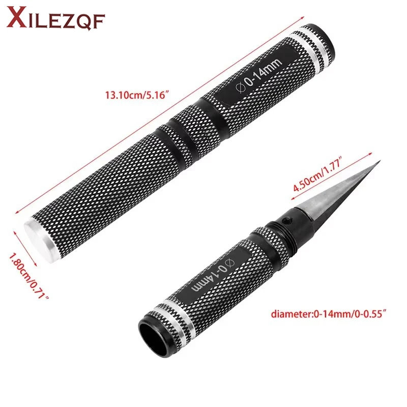 XILEZQF Metal Expanding Hole Opener for RC Car Chassis Servo Positioner RC Model Shell Body Reamer DIY Tool 0-14mm