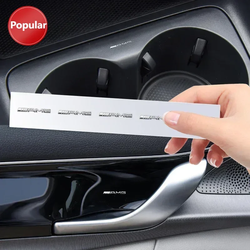

# 1/2/5/10 шт., защитная наклейка на дверную ручку автомобиля из ПВХ, наклейка на стеклоочиститель для Mercedes Benz AMG W204 W205 W211 W212 W213 W176 GLA CLA