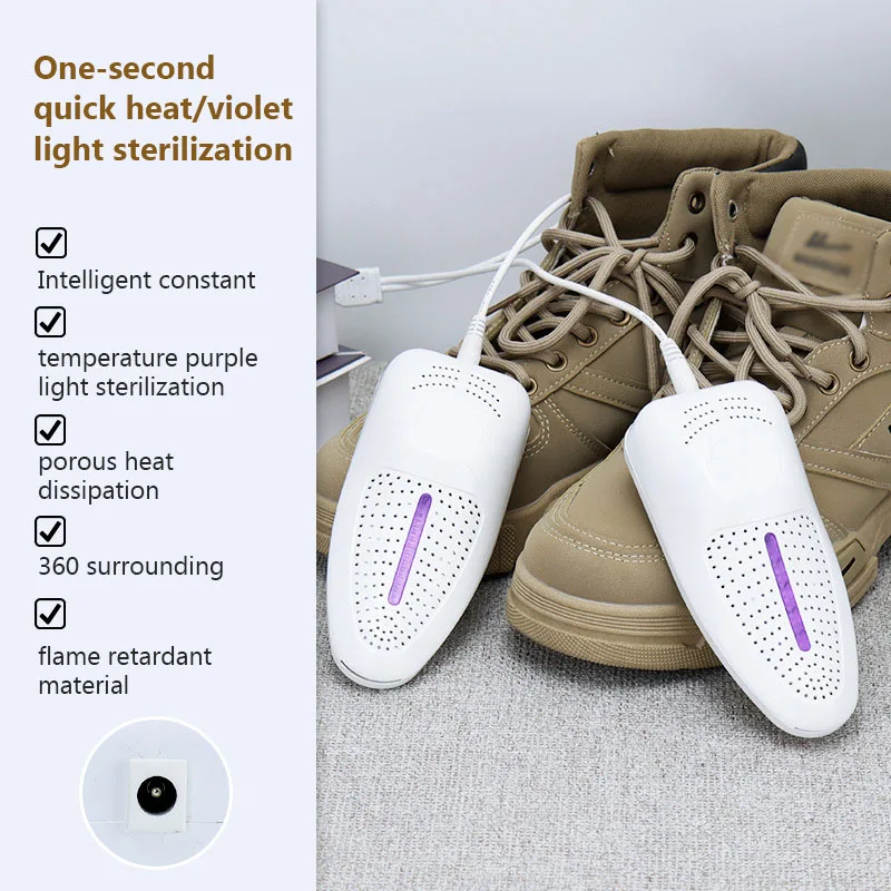 XIAOMI Portable Shoes Dryer Intelligent Quick Dry Foot Warmer Violet Light Shoe Dryer Heater Children Adults Boot Shoes Dryer