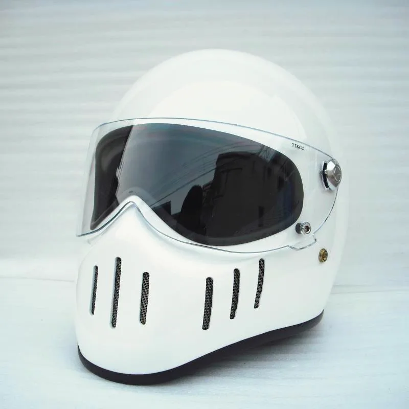 High strength fiberglass Japanese classic retro full face helmet motorcycle protection helmet motorcycle accessories casco moto