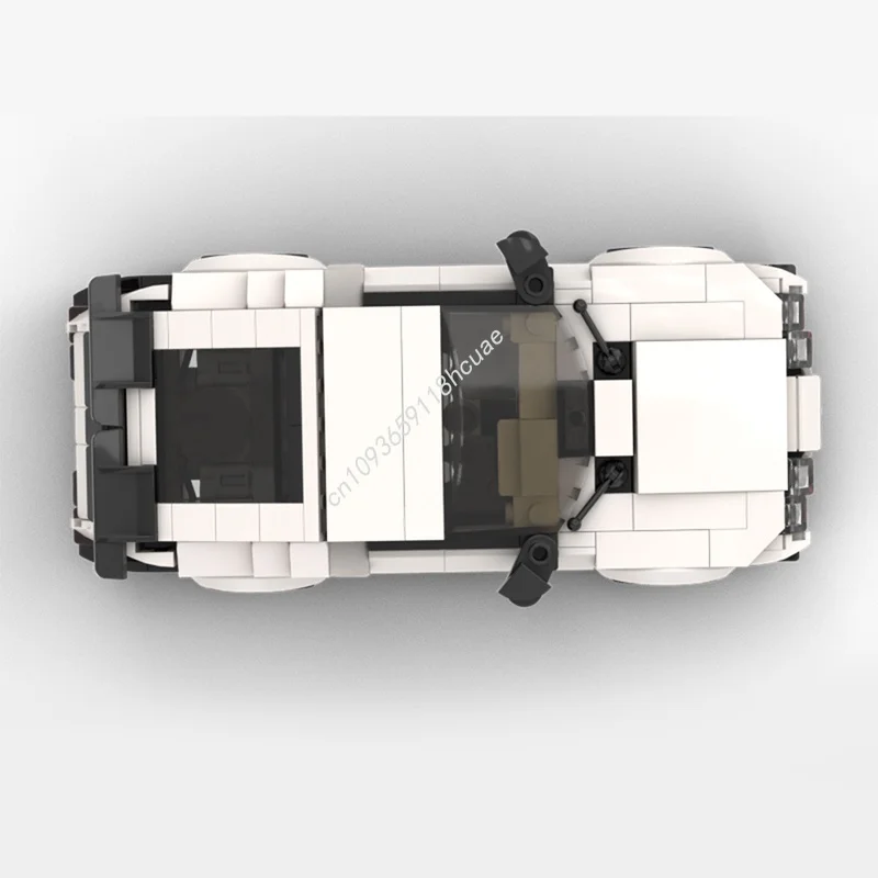 323개 MOC 르노 알파인 시티 챔피언즈 슈퍼카 모델 블록 장난감 조립 크리스마스 선물 아이디어 교육용 블록 어린이용