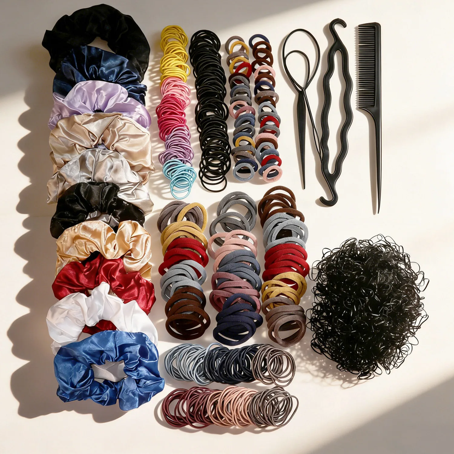 

Various colors and Sizes Hair Accessoires Set Cute Elastic Rubber Band Hairtie Hair Bands For Hair Hair Styling Tools Set