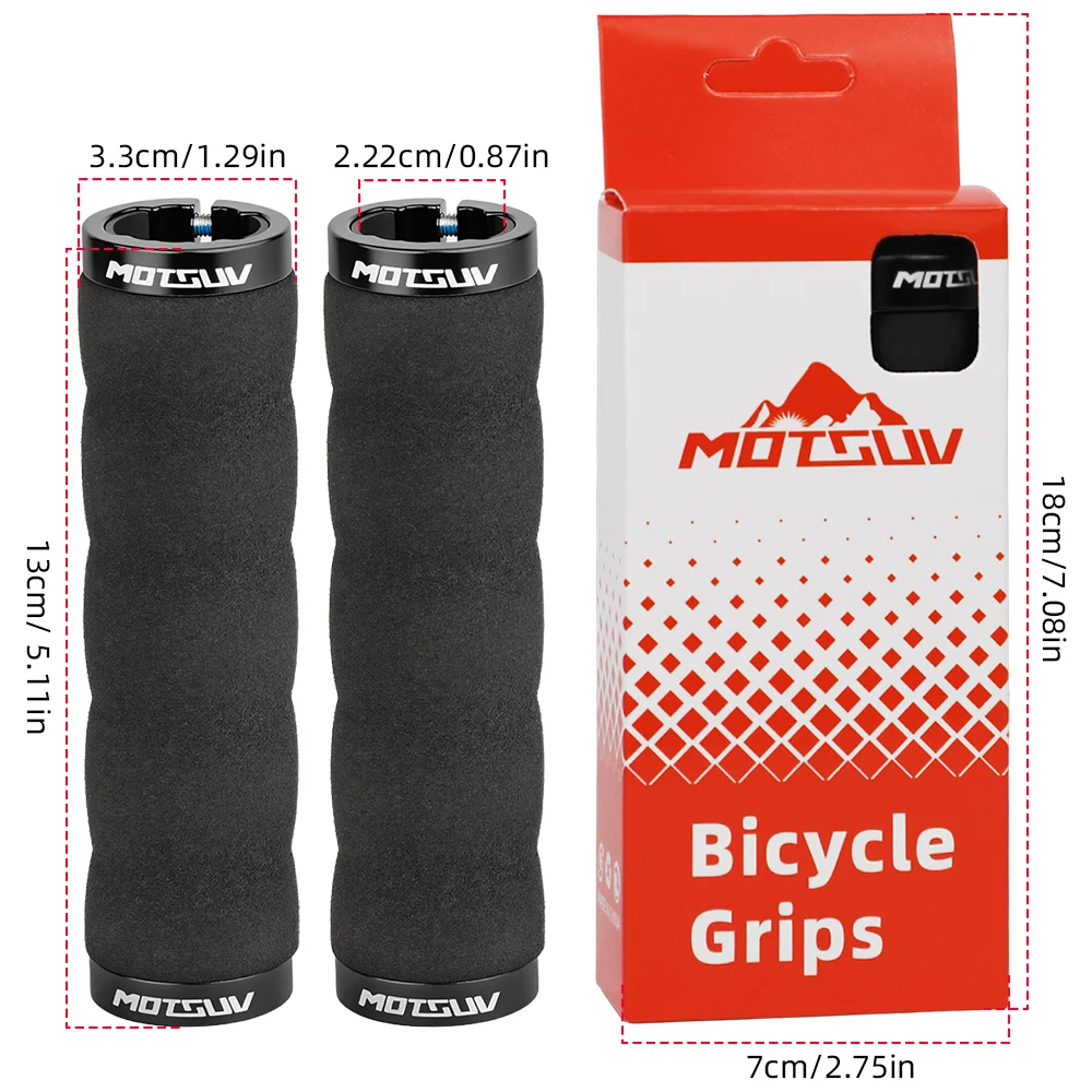 MOSTUV Lockable Cycling Bicycle Handle Bar with Cover and Sponge Surface For MTB Handlebar Bike Accessories