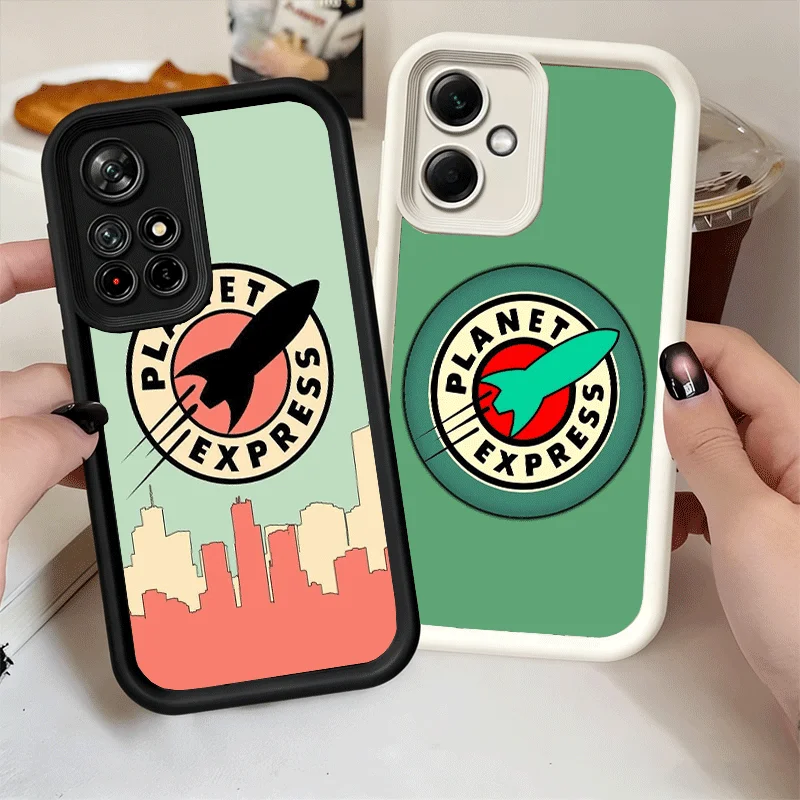 Мягкий чехол для телефона Futurama Planet Express для Xiaomi Poco X7 X6 X5 Pro X4 Gt X3 F7 Ultra M8 M7 Redmi 15C 15 14C 13 13C 12 12C 10 1