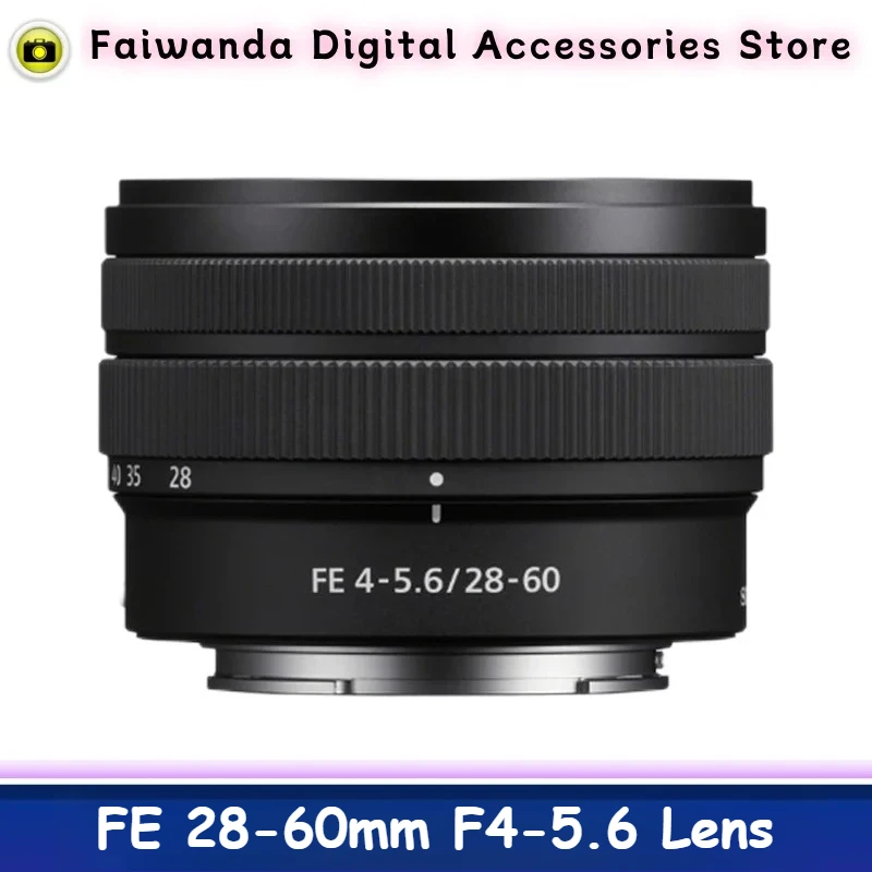 

95% новый оригинальный объектив SEL2860 FE 28-60mm F4-5.6, стандартный зум-объектив для полнокадровых камер Sony A7C, A7C II, A7 III, ZV-E1, A7R IV.