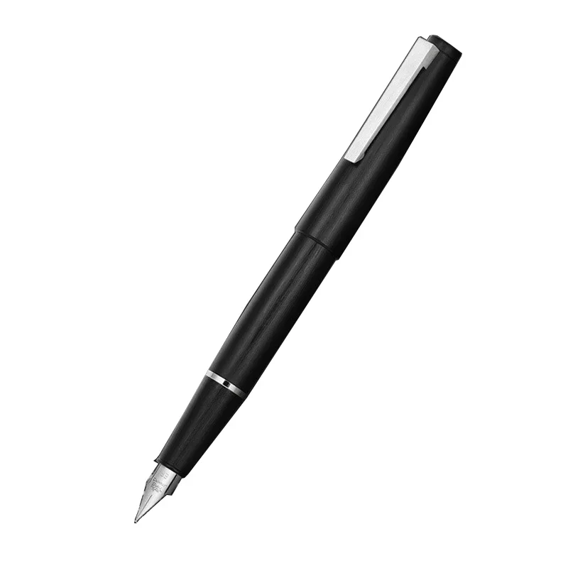 JINHAO 80 블랙 만년필 섬유 엑스트라 파인 0.38mm 펜촉 잉크 펜 쓰기 골드 클립 학교 사무용품 편지지