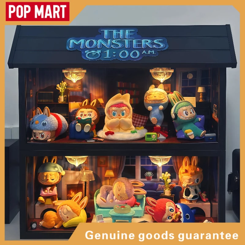 

POPMART LABUBU THE MONSTERS One O’Clock In The Morning Series Blind Box Collectible Art Toy Desktop Decor For Anime Collectors
