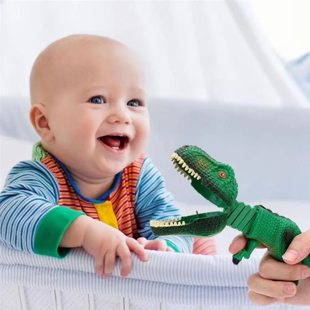 Crianças mordida dedo jogo fome dinossauro snapper dino brinquedos dinossauro grabber brinquedos animal garra chomper brinquedo dinossauro mordida jogo