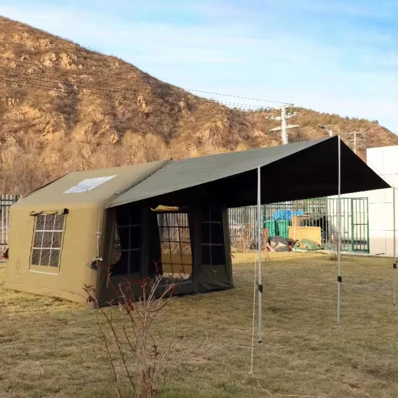 2026 9.0 Green Air Tent For 4-6 Person Family Inflatable Outdoor Camping Tent With Free Flysheet