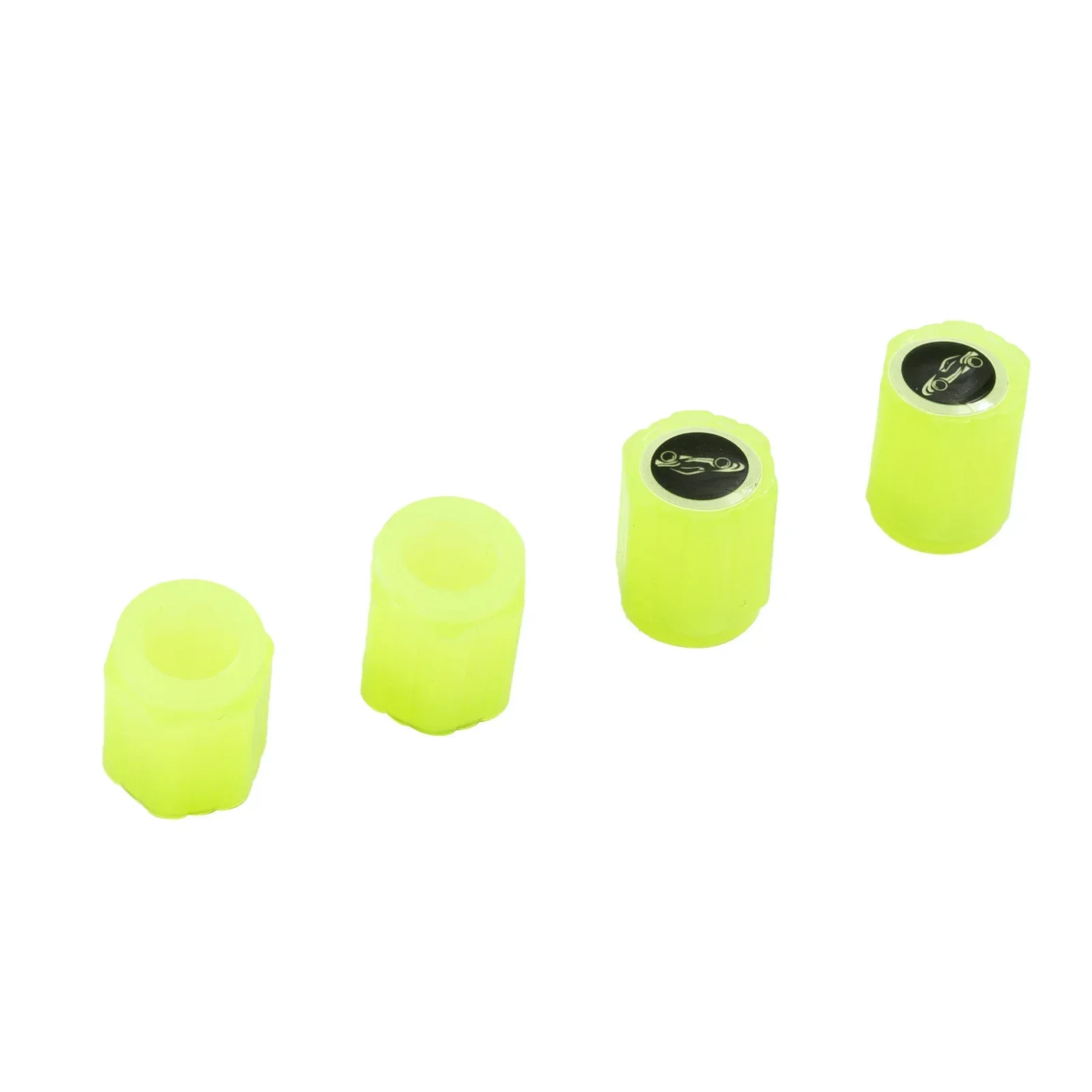 Per Auto Notte Dispositivo di Raffreddamento Biciclette Bus Cap Auto Verde Fluorescente Luminoso Moto Gomma Stelo Pneumatico Camion 2022