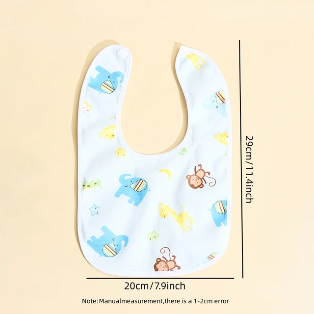 4013-579564.jpg Waterproof Cotton Baby Bib Set – 4/6/8/10 PCS Feeding Bibs for Newborns & Toddlers