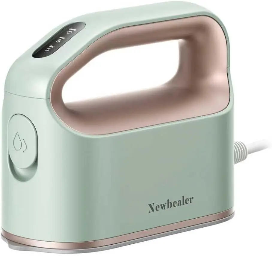 

Smart Steam Iron for Clothes - 1200W Professional-Grade Turbocharged 3 Steam & 3 Dry Heat Modes, 45s Heat-Up, 6oz Tank, Auto