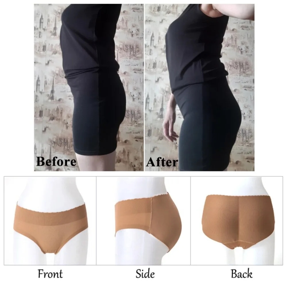 New Butt Lifter Shaper Panties Hip Pads Shapewear Push Up Booty Enhancer Control Panties Invisible Underwear Fake Ass For Women