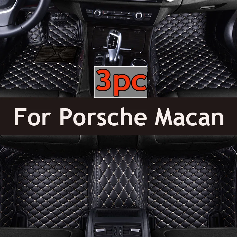 

Автомобильные коврики для Porsche Macan 95B 2018 2017 2016 2015 2014, кожаные автомобильные коврики, полный комплект Tapis Voiture, автомобильные аксессуары для интерьера