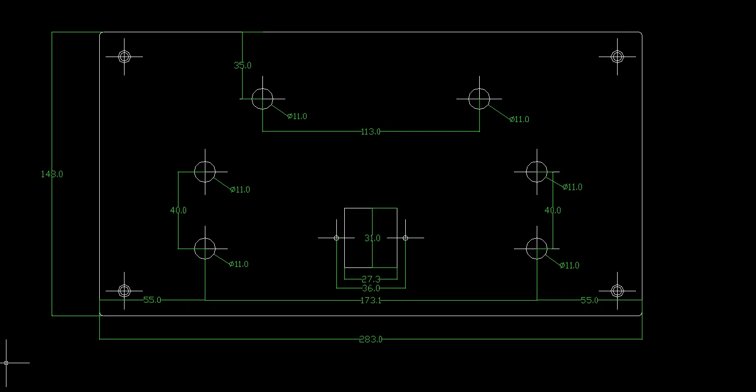 WA109 ตู้อลูมิเนียม Preamp แชสซีเครื่องขยายเสียง/กล่องขนาด 370*285*150 มม.