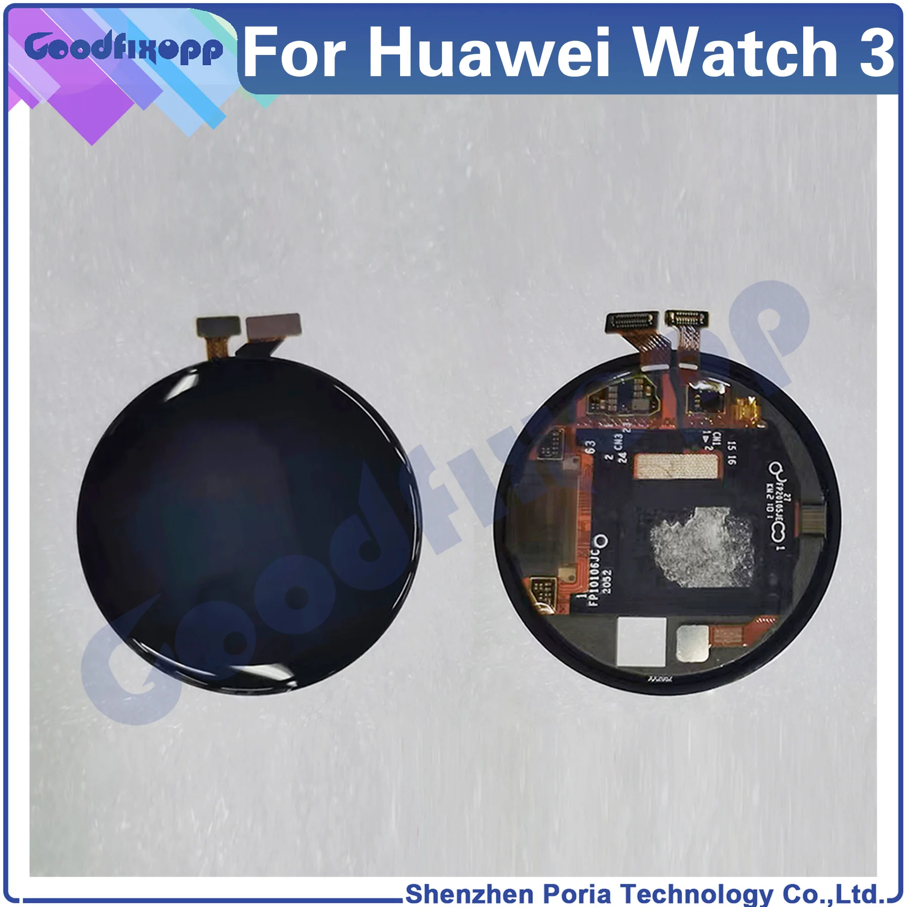 

100% Test For Huawei Watch 3 46mm GLL-A100 LCD DIsplay Touch Screen Digitizer Assembly For Watch3 Replacement