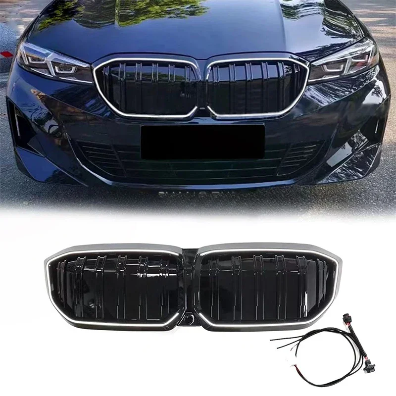 2023 Front Grill Led Grille With Light For New Bmw I3 Sedan eDrive Car Grills 2024