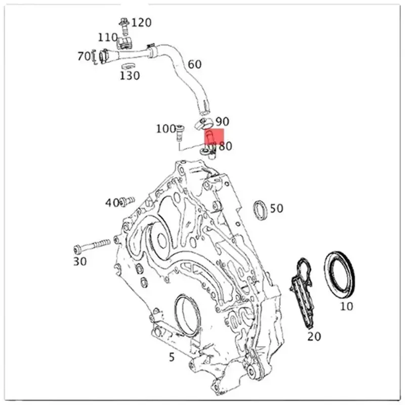 A0099974272 0099974272 Coolant Hose Pipe Connector For Mercedes-Benz M157 G63 5.5L