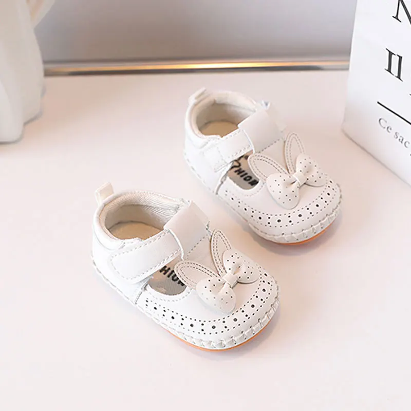 Kids Baby Girls Casuals Shoes Spring/Summer Toddler Walking Sandals 0-1 Year Infant Cute Princess Shoes Soft Sole Sewn Wrapped