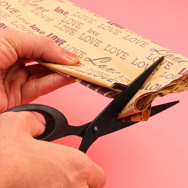Teflonbeschichtete Edelstahlscheren Antihaft-Mehrzweckscheren für Büro, Handwerk, Stoff und Fadenschneiden in 4 Größen – Detail 4